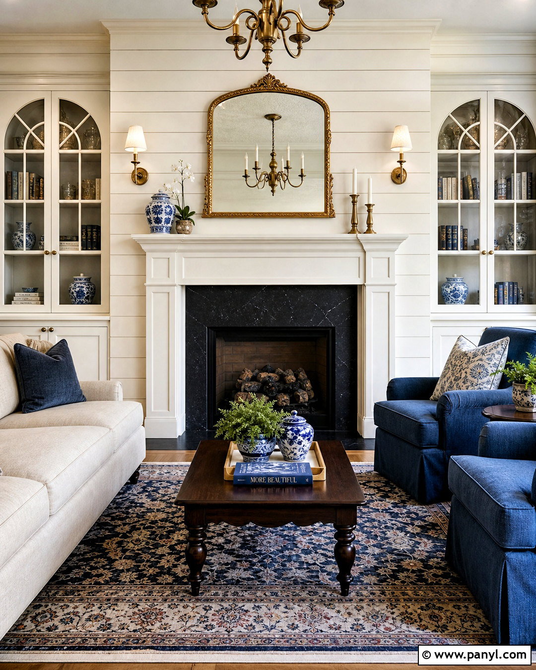 Traditional Shiplap Fireplace With Mantel - 20 shiplap wall with fireplace ideas