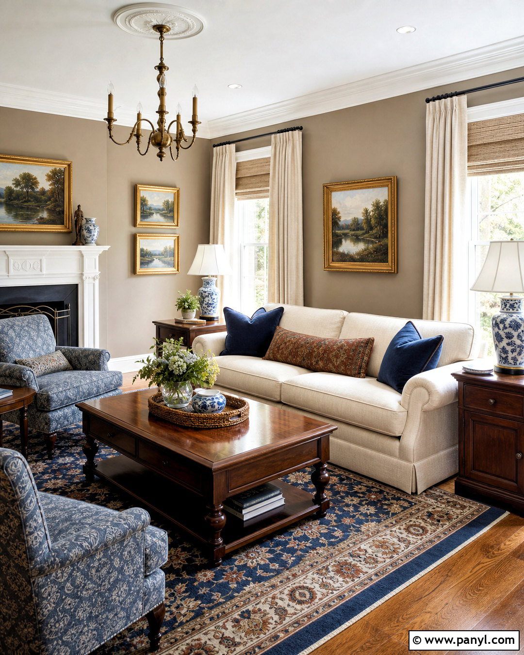 Traditional Taupe Walls Living Room - 20 taupe walls living room ideas