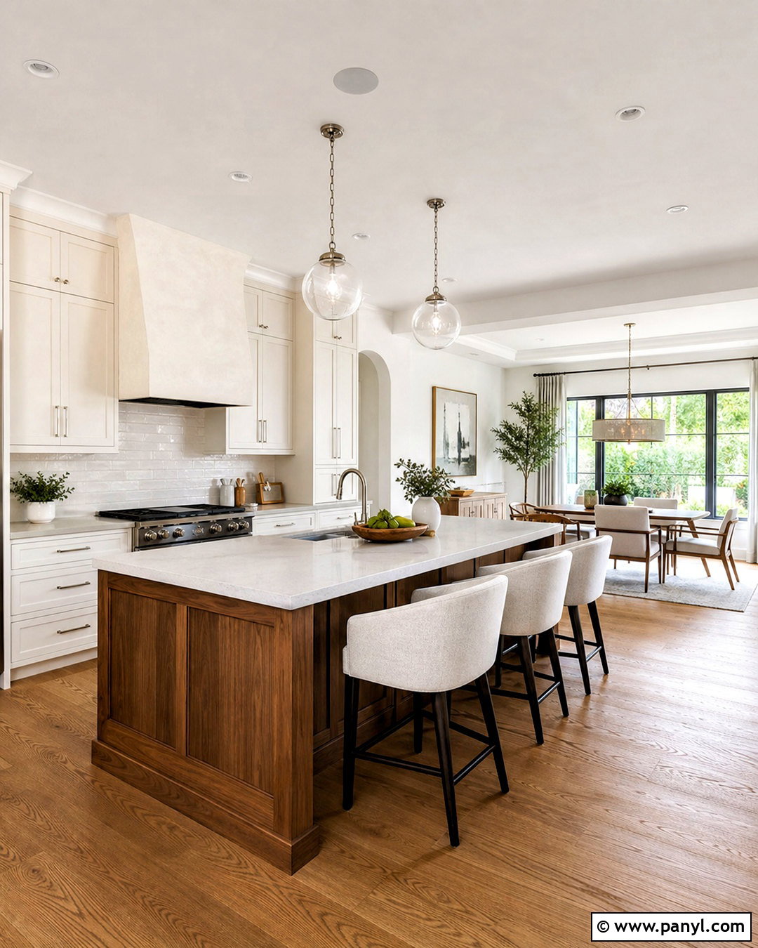 Transitional Open Kitchen - 20 open kitchen design ideas