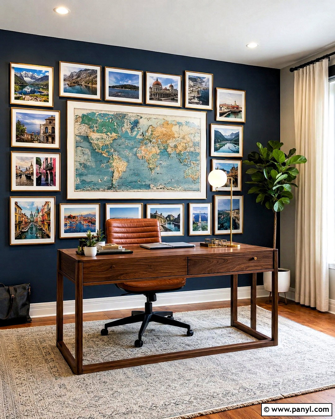 Travel Photo Collage Wall - 20 photo collage wall ideas