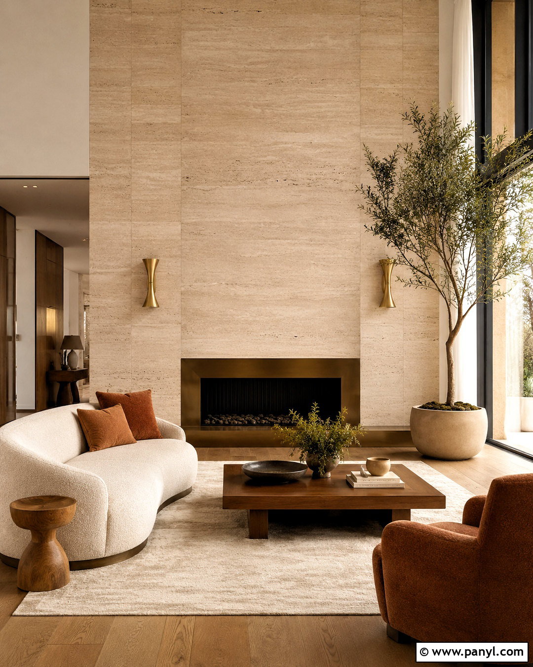 Travertine Wall Interior - 20 wall material texture interiors