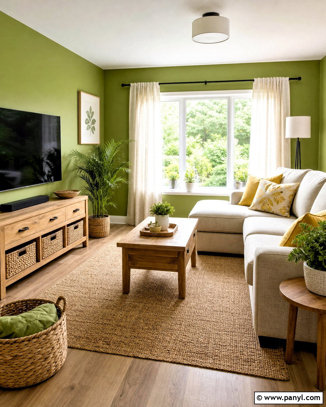 Tree Of Life Green Living Room - 20 asian paints royale living rooms colour ideas
