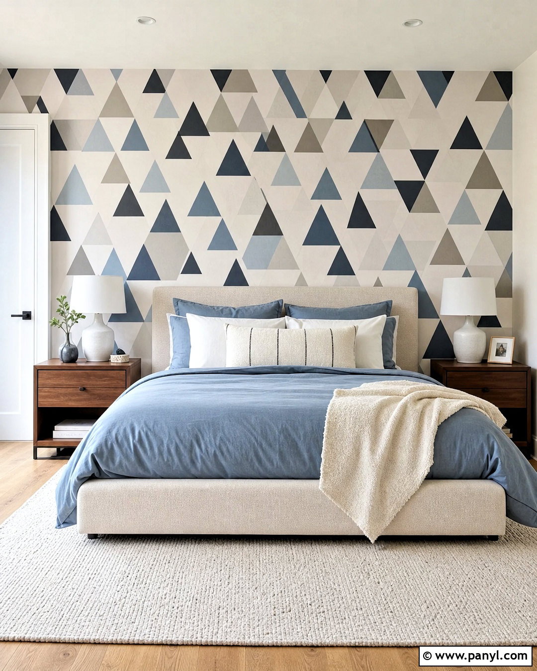 Triangle Wallpaper Wall - 20 triangle wall design ideas