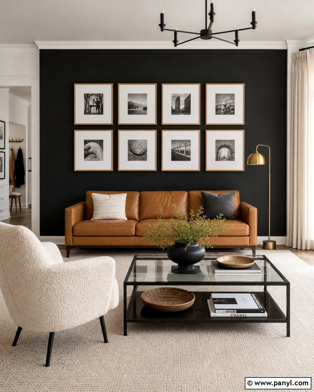 Tricorn Black Accent Wall Gallery - 20 Sherwin William Accent Wall Ideas