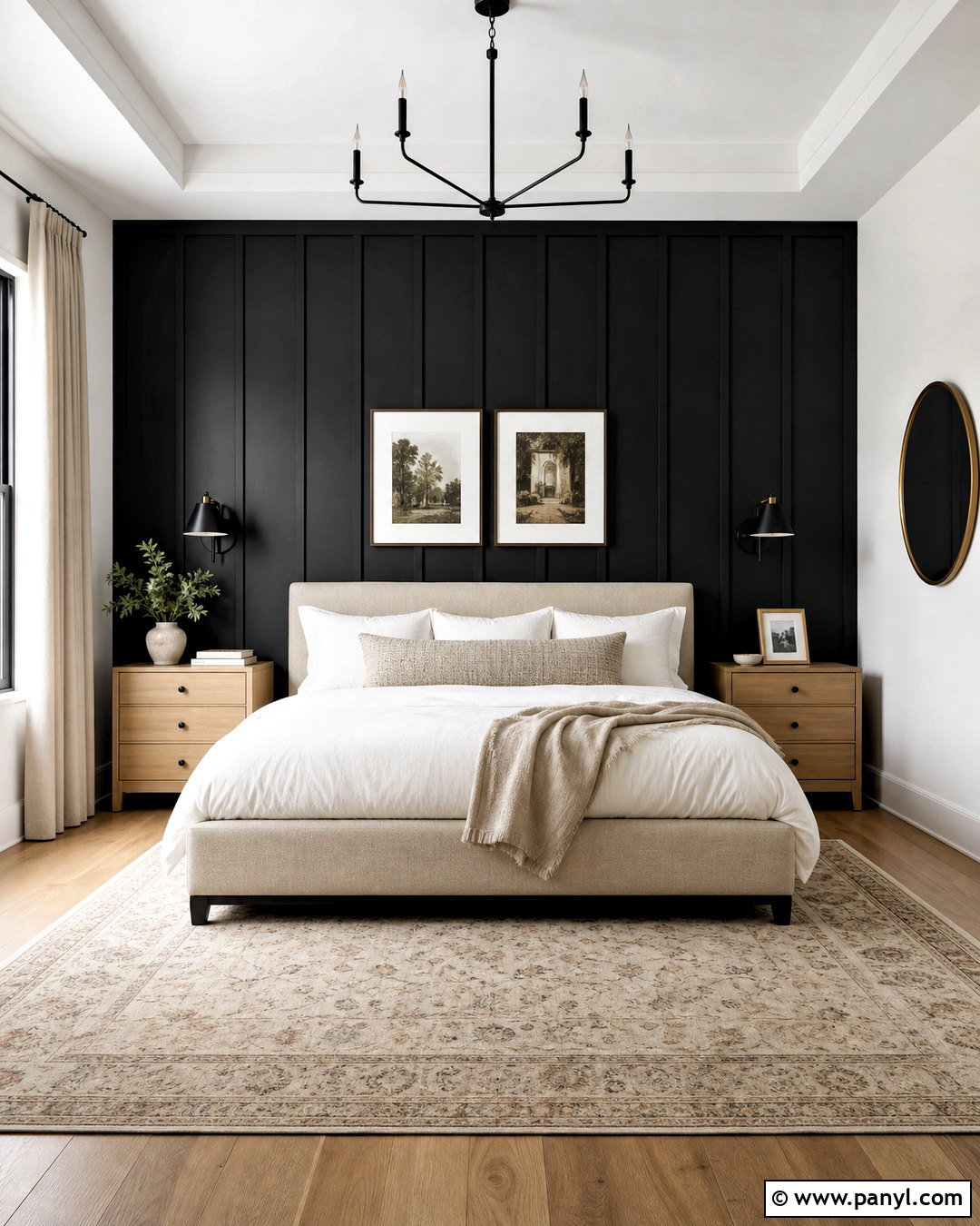Tricorn Black Board And Batten Wall - 20 tricorn black accent wall ideas