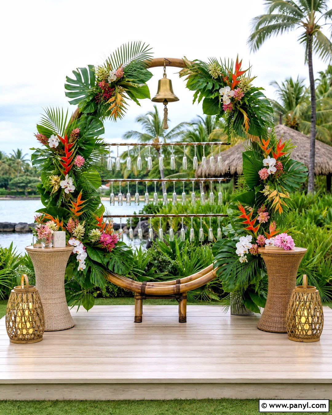 Tropical Ring For Champagne Wall - 20 ring for champagne wall ideas
