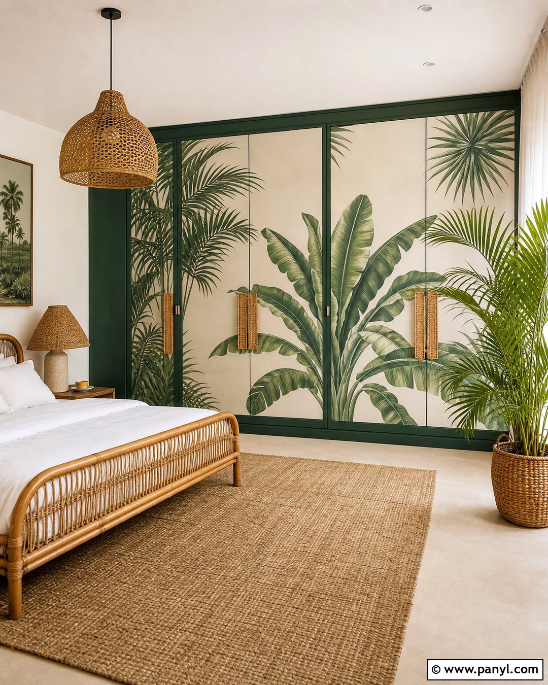 Tropical Wardrobe Wallpaper - 40 Wardrobe Wallpaper Ideas