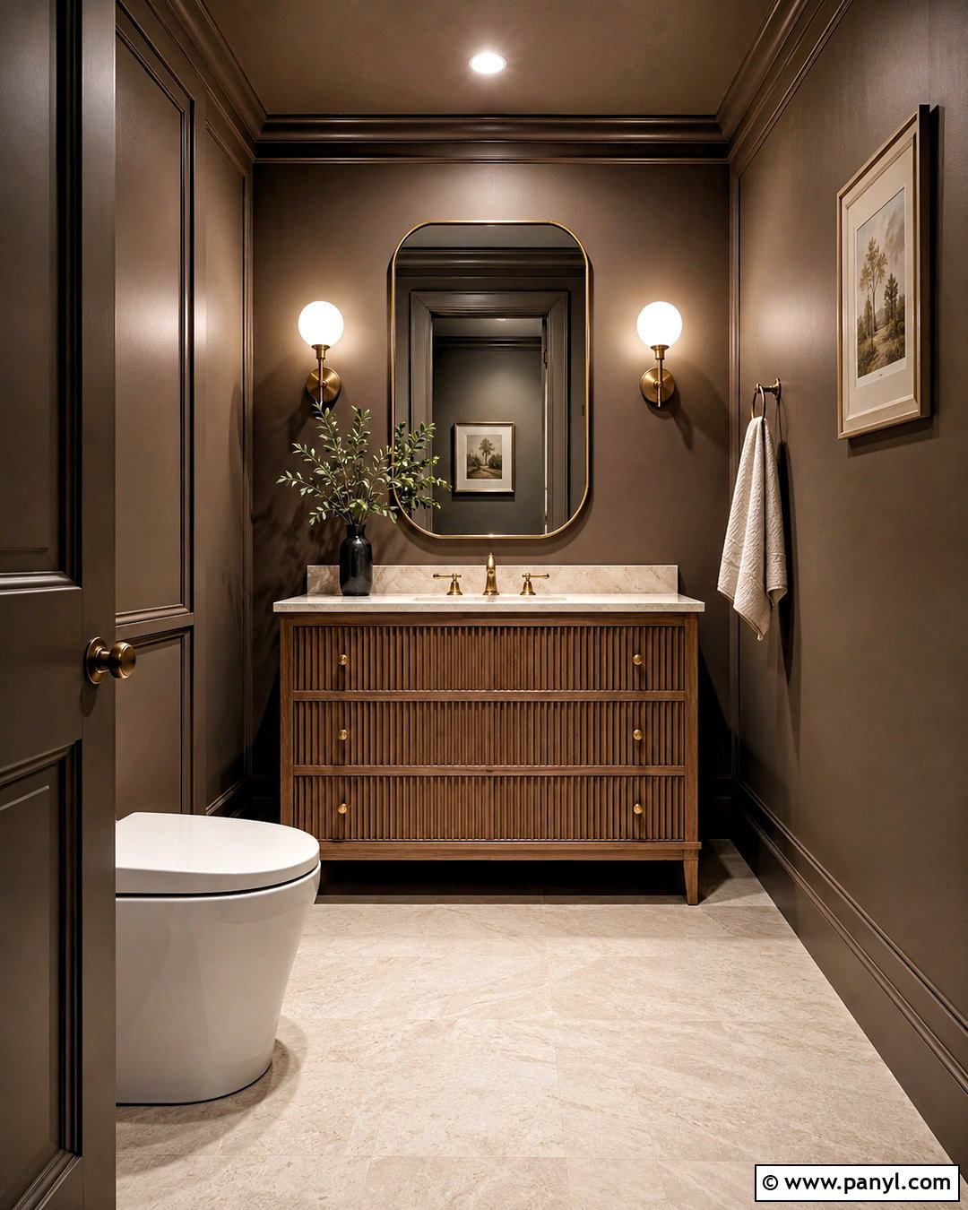 Truffle Brown Paint - 20 dark brown paint colors
