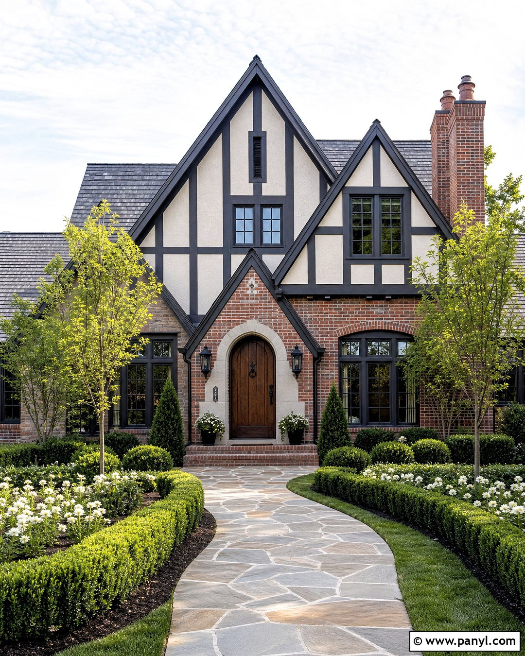 Tudor House Front With Updated Colors - 20 house front design ideas