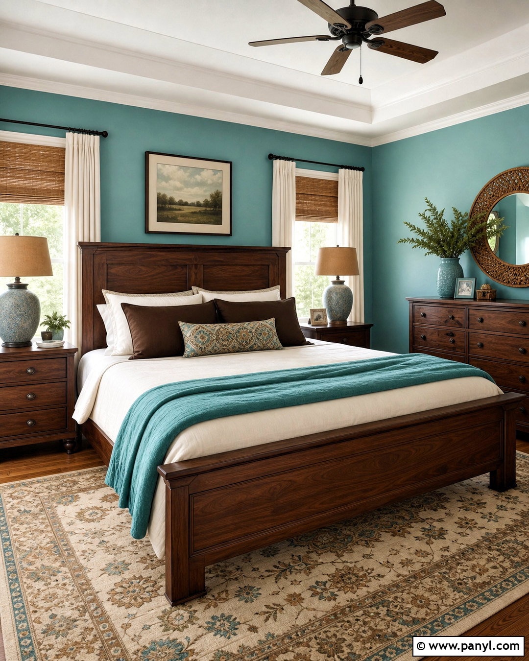 Turquoise And Brown Bedroom - 20 turquoise room bedroom ideas