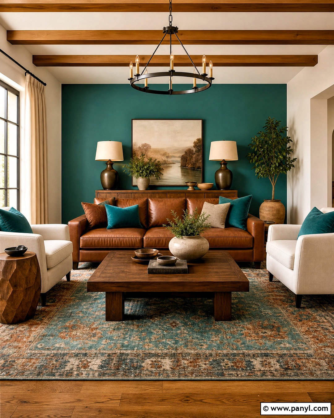 Turquoise And Brown Living Room - 20 turquoise living room ideas