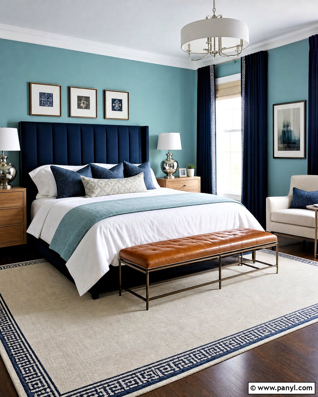 Turquoise And Navy Bedroom - 20 turquoise room bedroom ideas