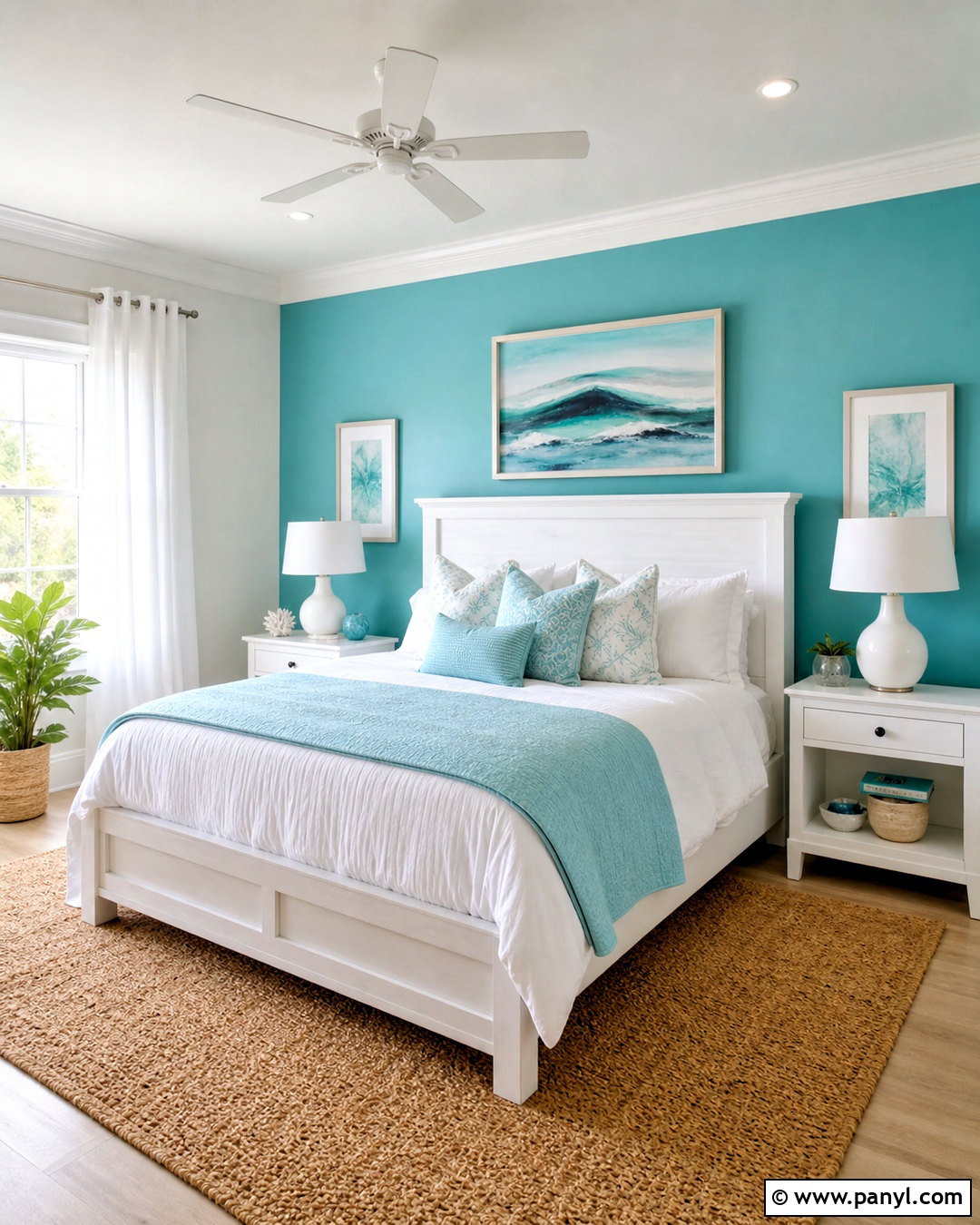 Turquoise And White Bedroom - 20 turquoise room bedroom ideas