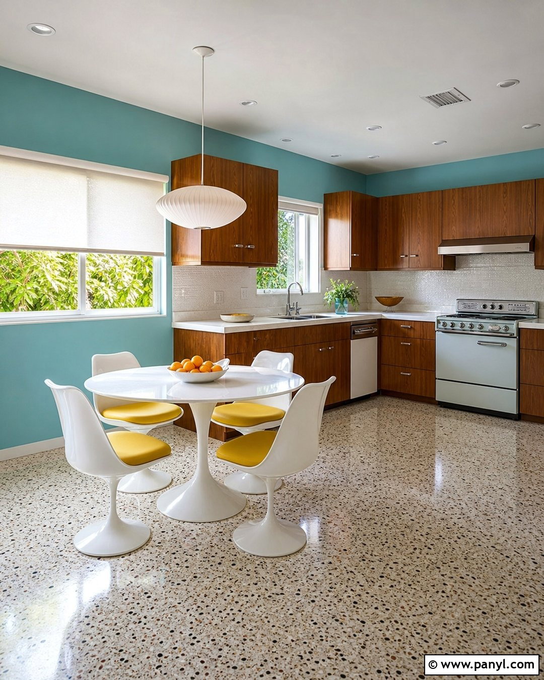 Turquoise Blue 60s Wall Color - 20 60S Wall Color ideas