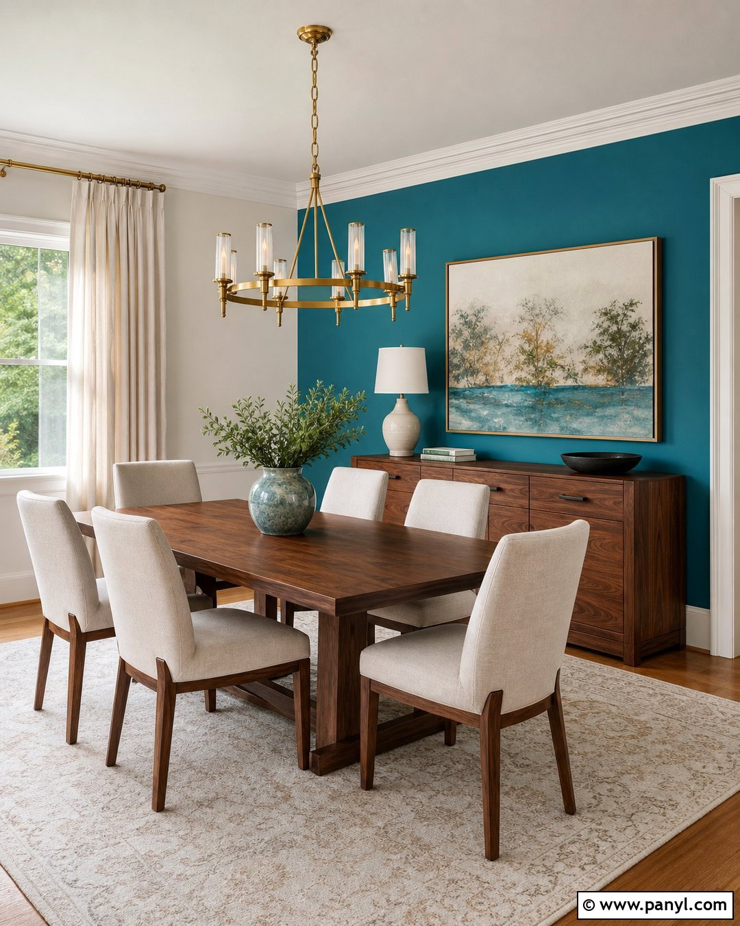 Turquoise Dining Room Accent Wall - 30 turquoise accent wall ideas