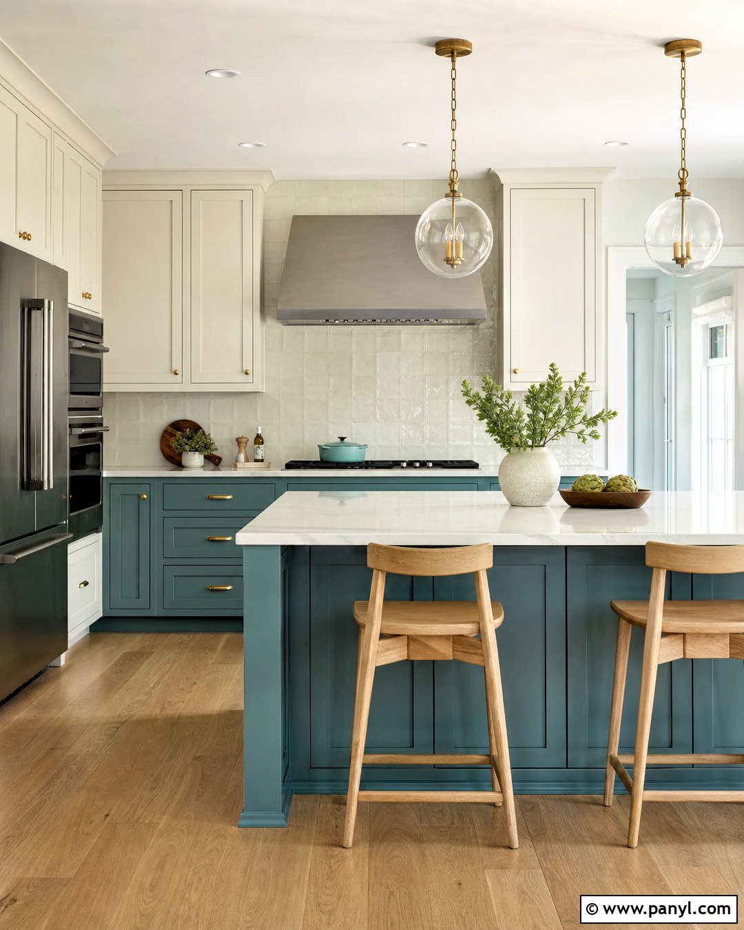 Turquoise Kitchen Cabinets - 20 turquoise interior design ideas