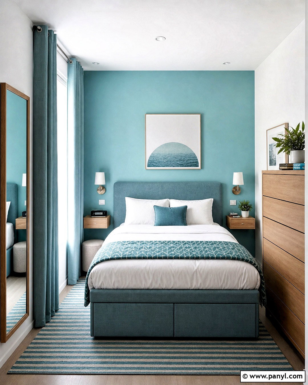 Turquoise Small Bedroom - 20 turquoise room bedroom ideas