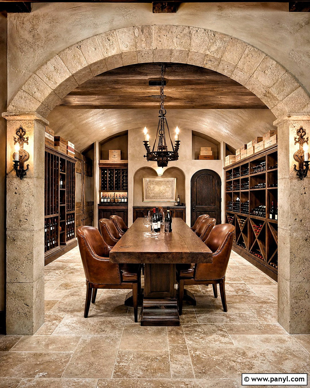 Tuscan Basement Wine Cellar - 20 wine cellar basement rustic ideas