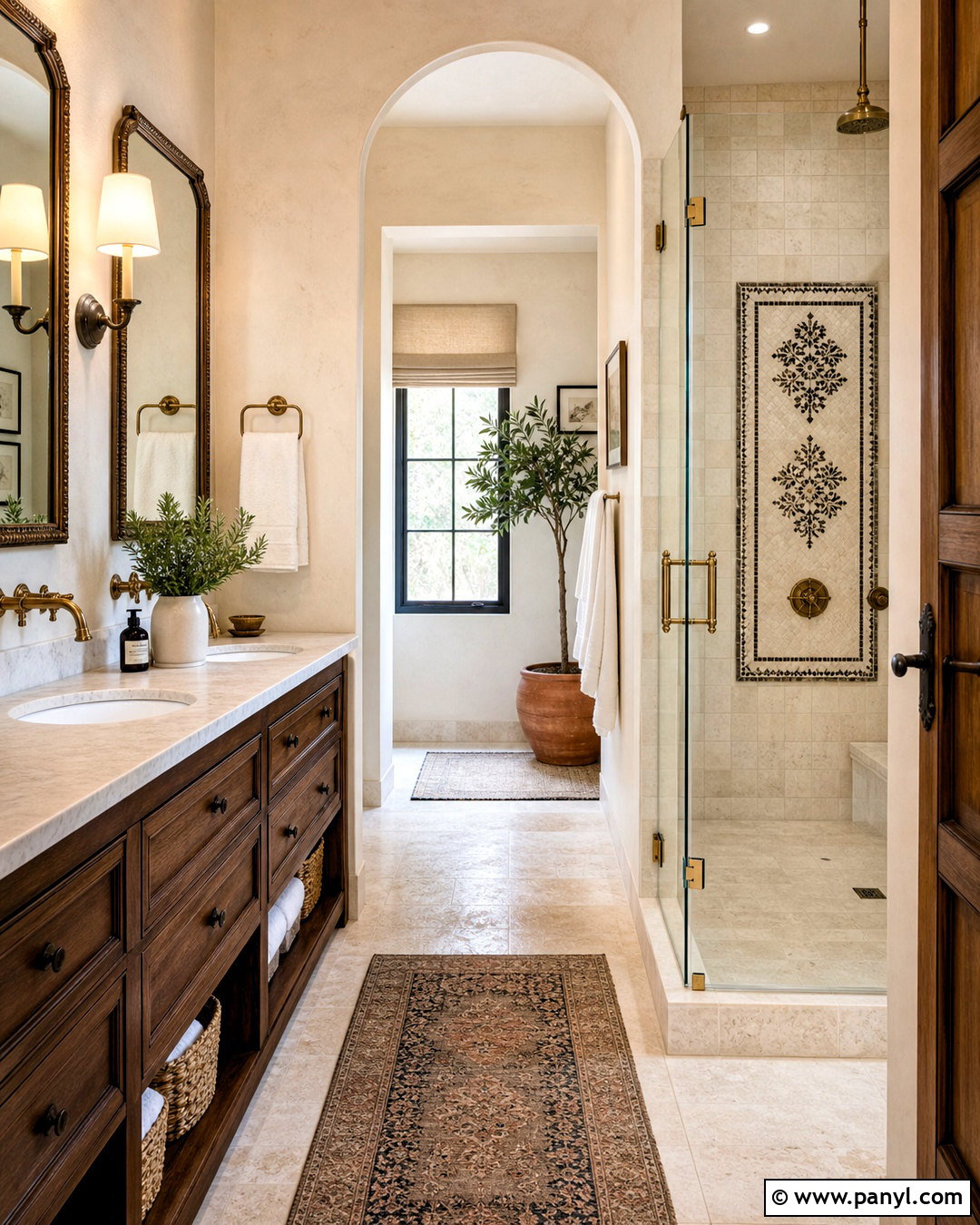 Tuscan Bathroom - 20 tuscan style homes interior ideas