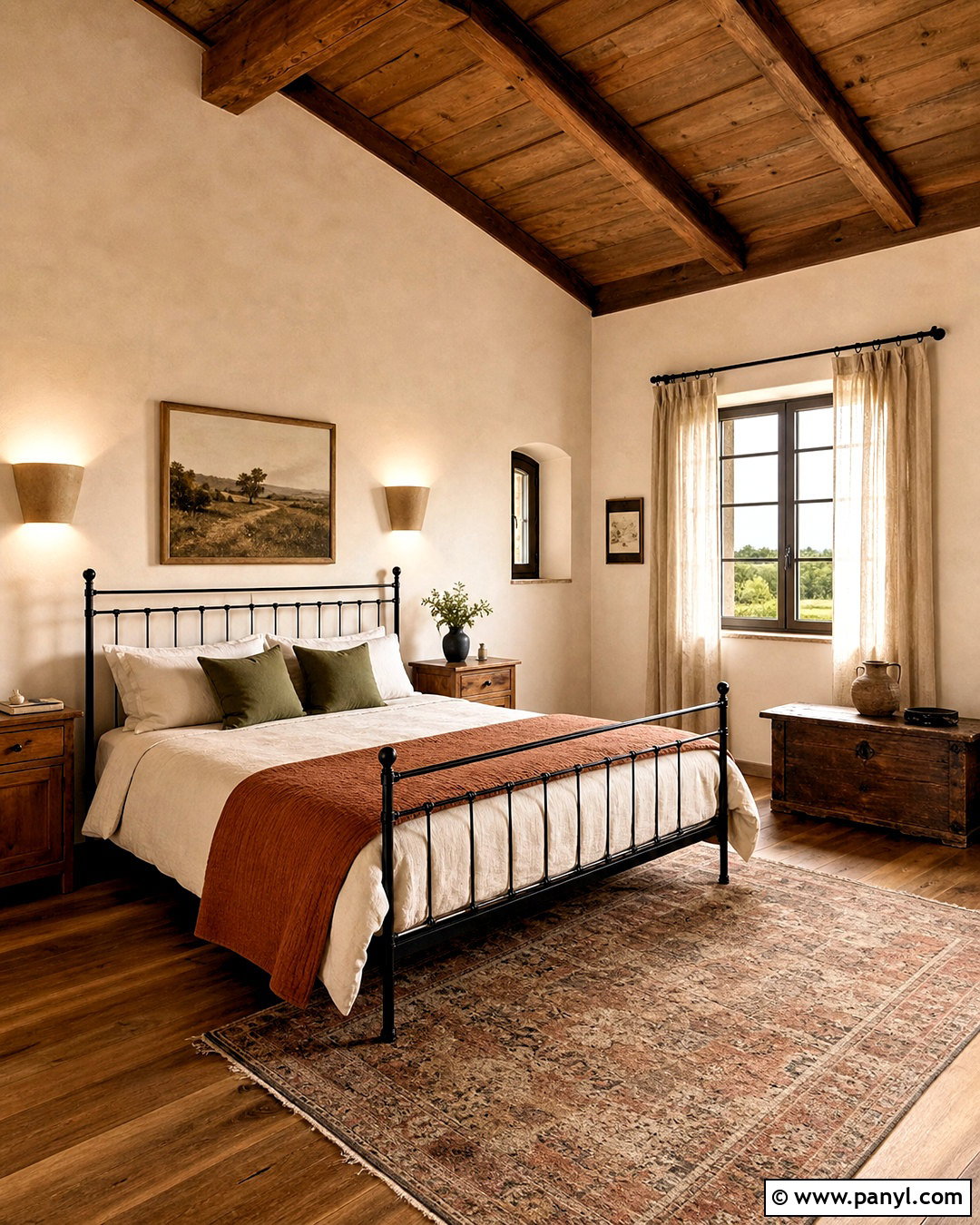Tuscan Bedroom - 20 tuscan decor ideas