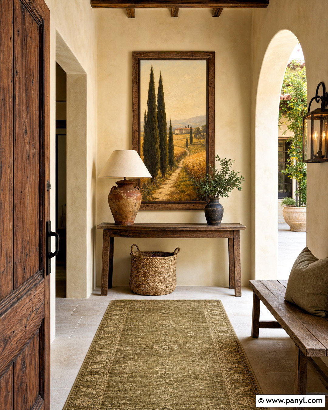 Tuscan Cypress Tree Art - 20 tuscan art ideas