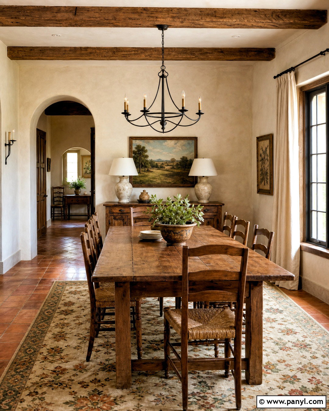 Tuscan Dining Room - 20 tuscany interior design ideas