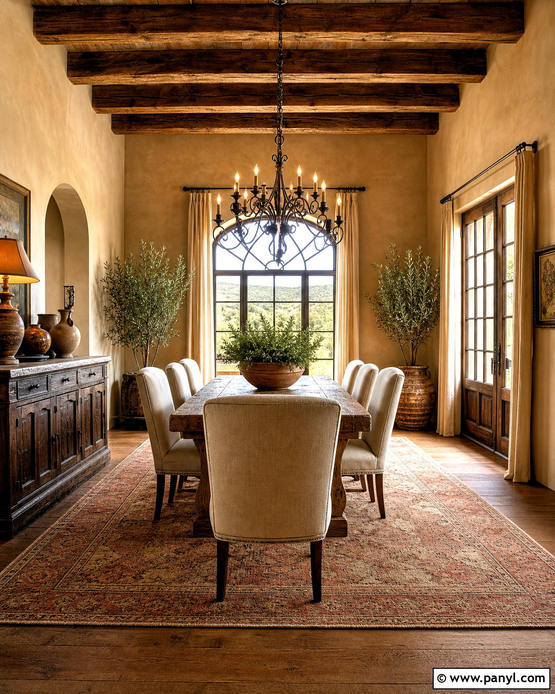 Tuscan Dining Room - 20 tuscan decor ideas