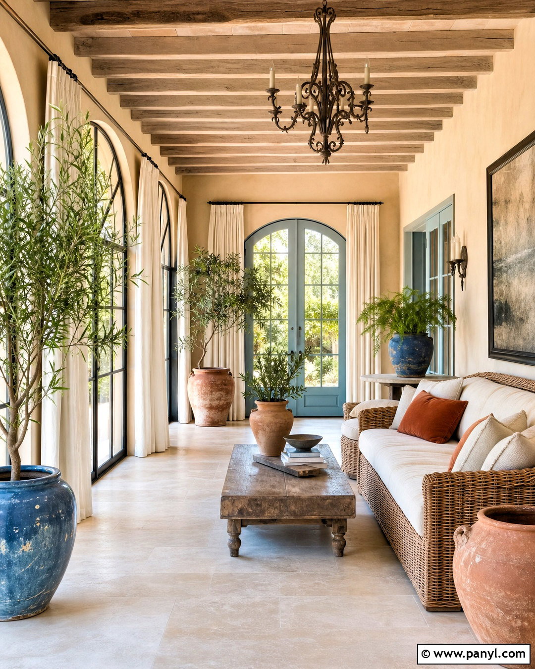 Tuscan Dusty Blue And Clay Palette - 20 tuscan color palette ideas