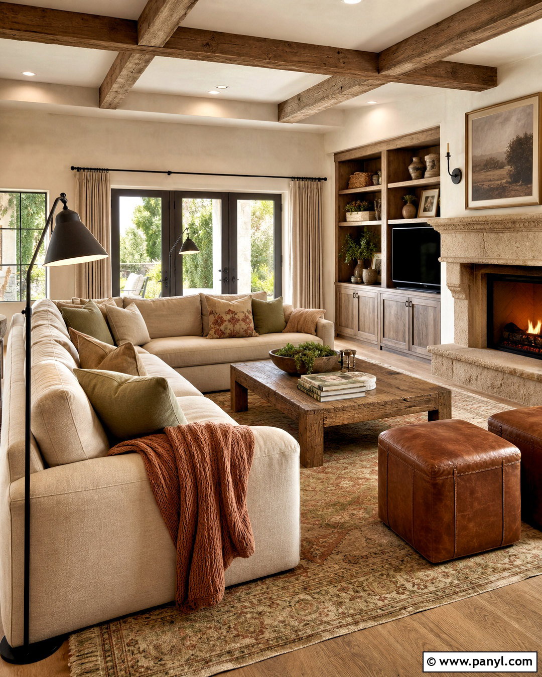 Tuscan Family Room - 20 tuscan decor ideas