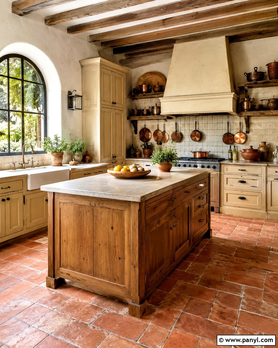 Tuscan Kitchen With Terracotta Floors - 20 italian interior design tuscan decor ideas