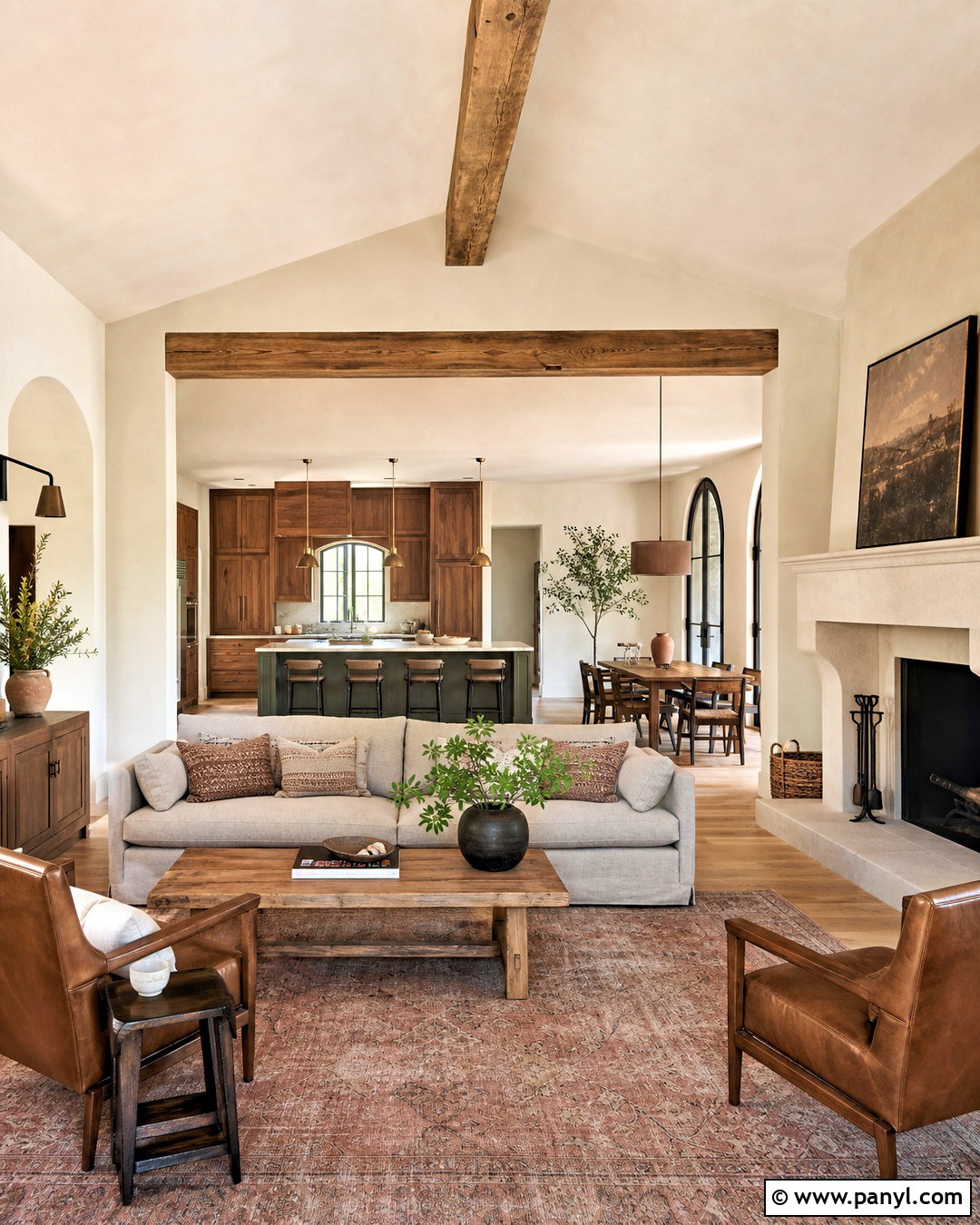 Tuscan Open Concept Interior - 20 tuscany interior design ideas