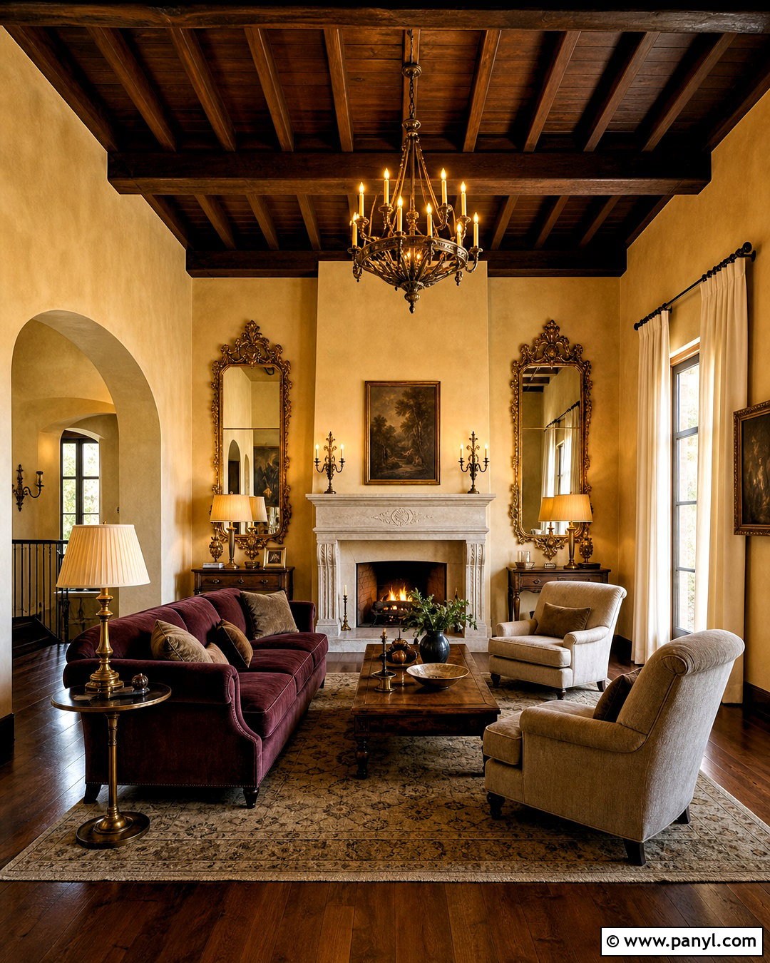 Tuscan Plum And Antique Gold Palette - 20 tuscan color palette ideas