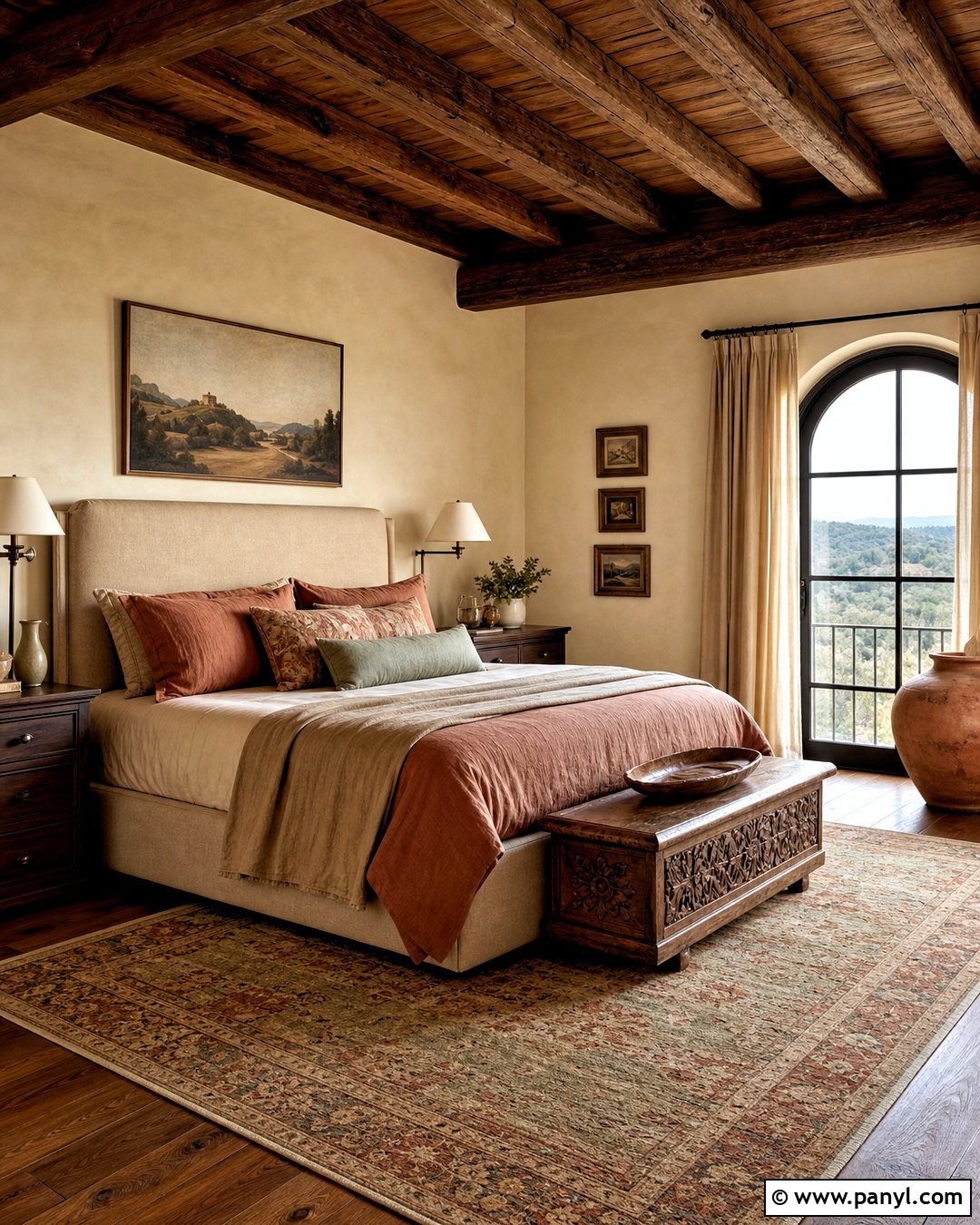 Tuscan Primary Bedroom - 20 tuscany interior design ideas