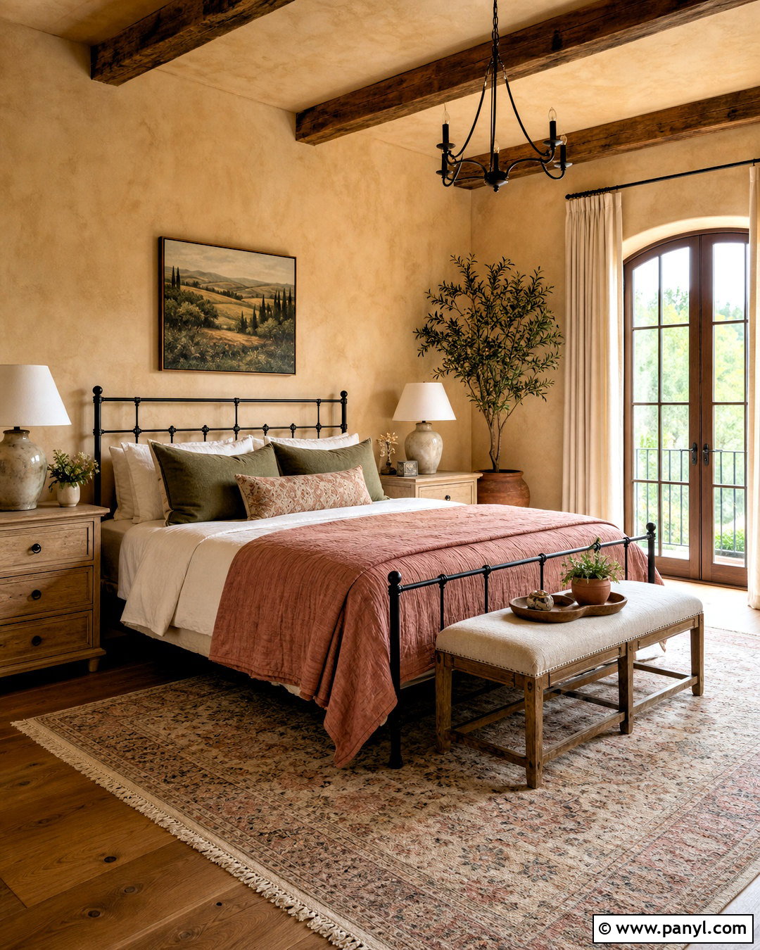 Tuscan Rose And Travertine Palette - 20 tuscan color palette ideas