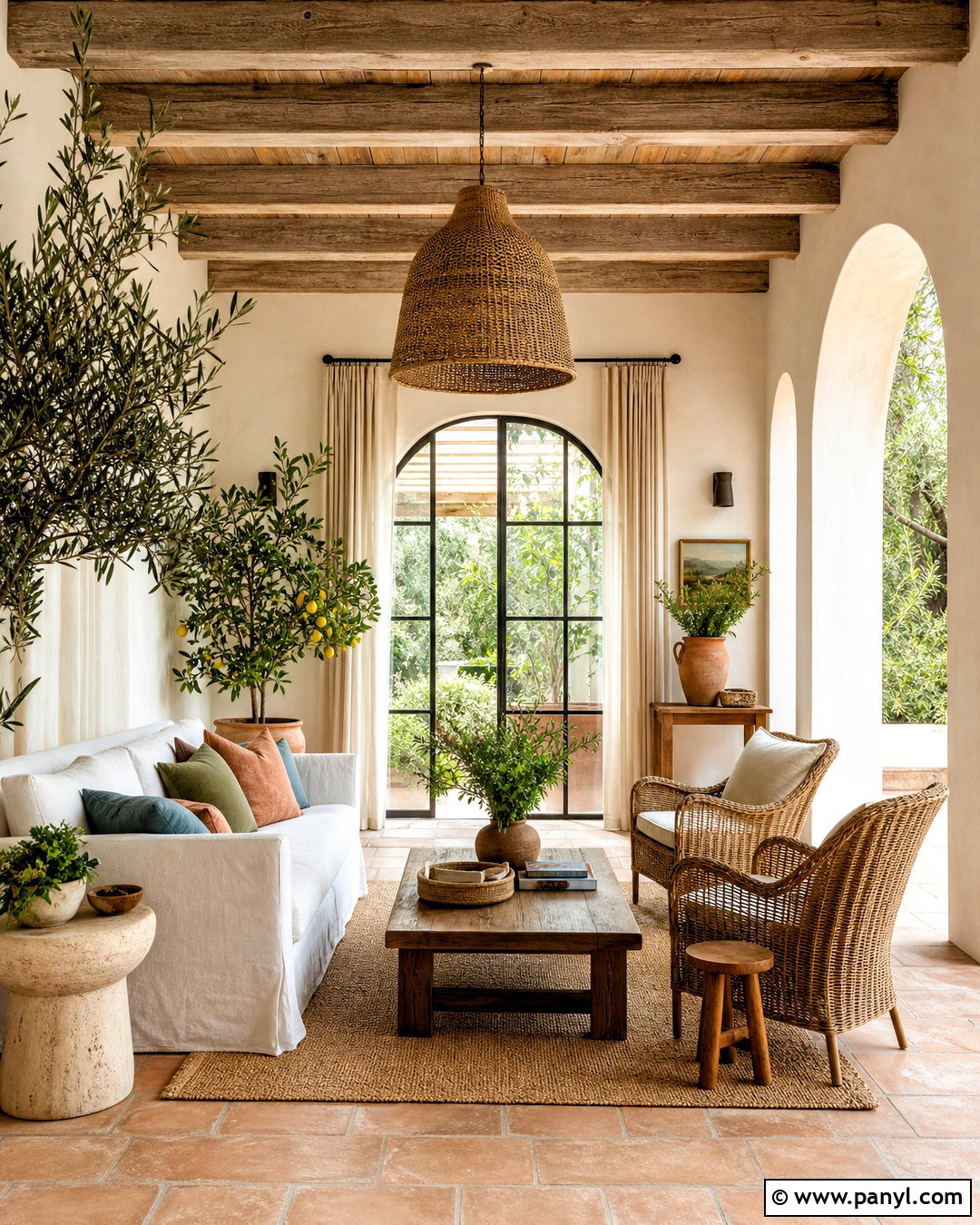 Tuscan Sunroom - 20 tuscan style homes interior ideas