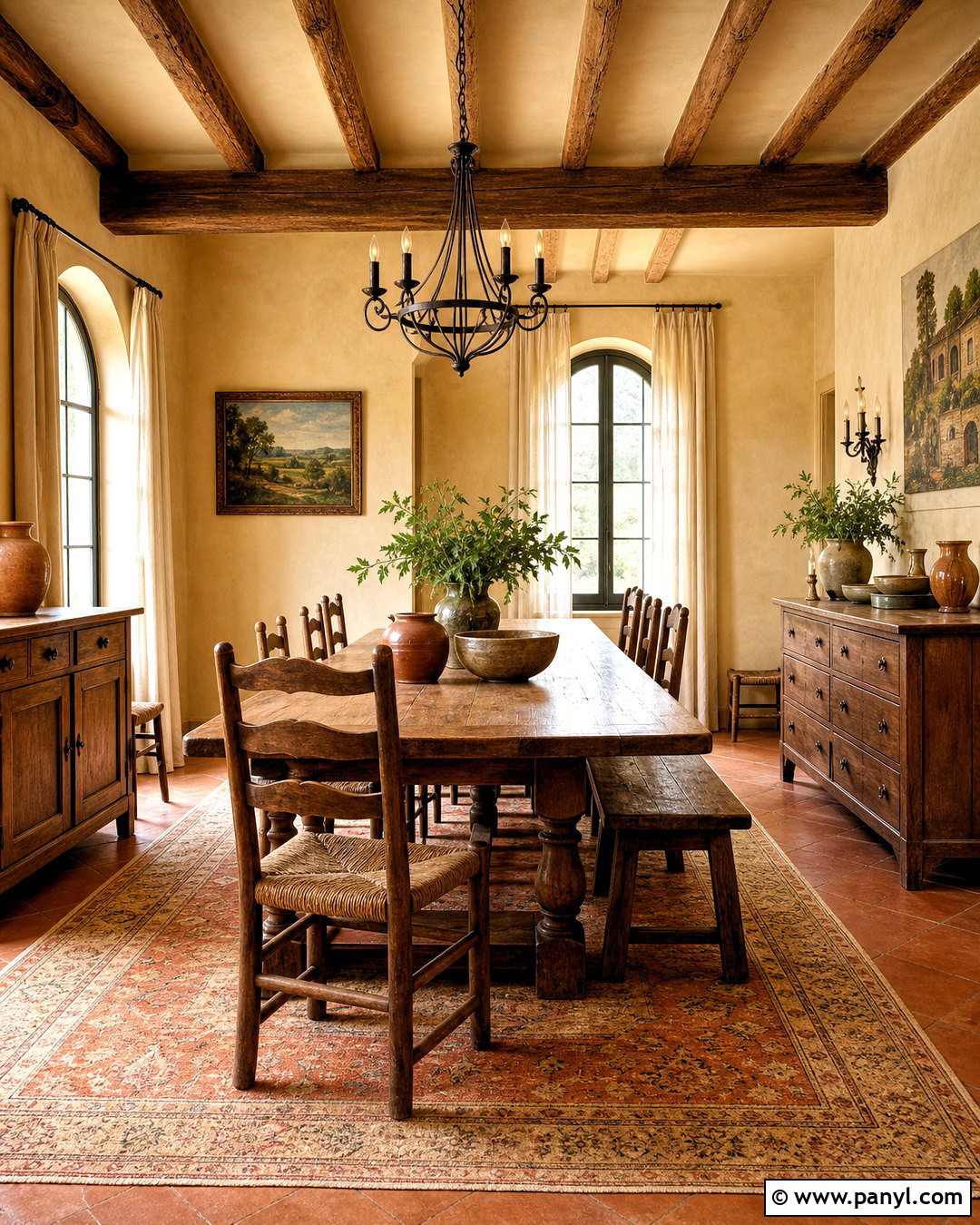 Tuscany Dining Room - 20 tuscany decor ideas