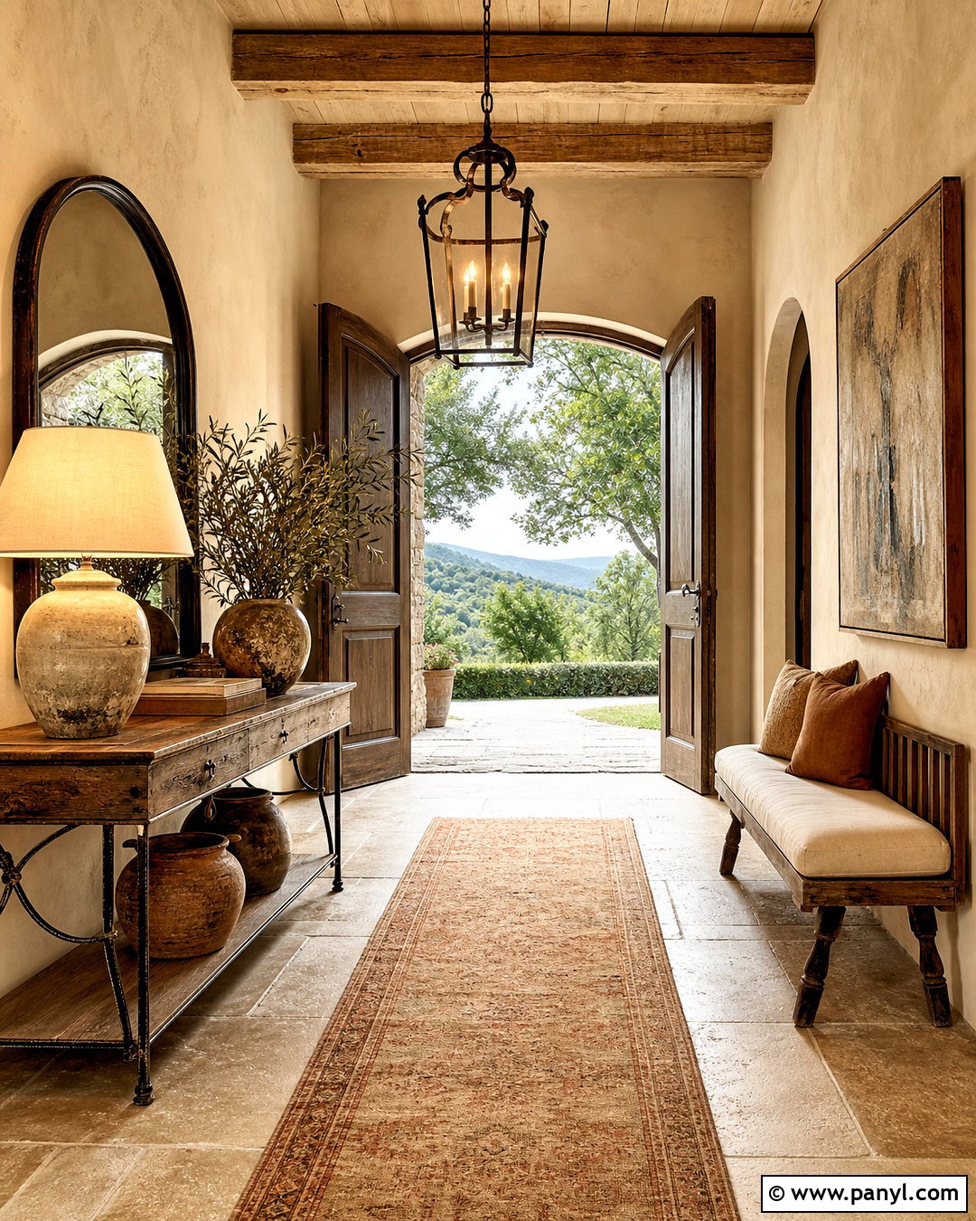 Tuscany Entryway - 20 tuscany decor ideas
