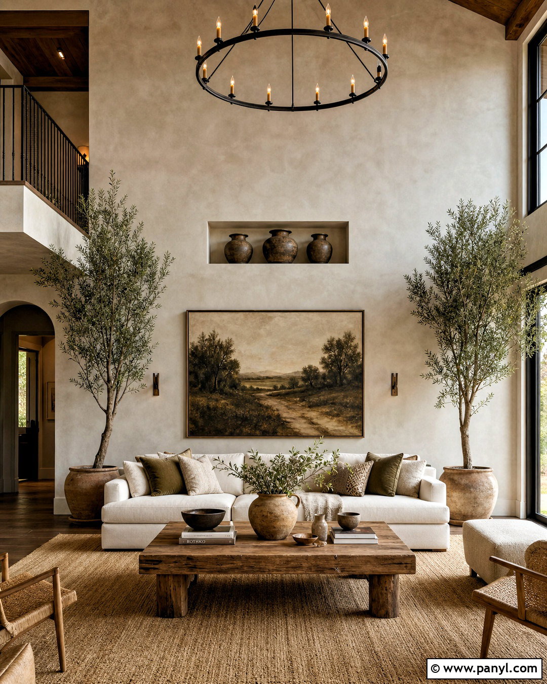 Two Story Wall With Limewash Finish - 20 two story wall decor ideas