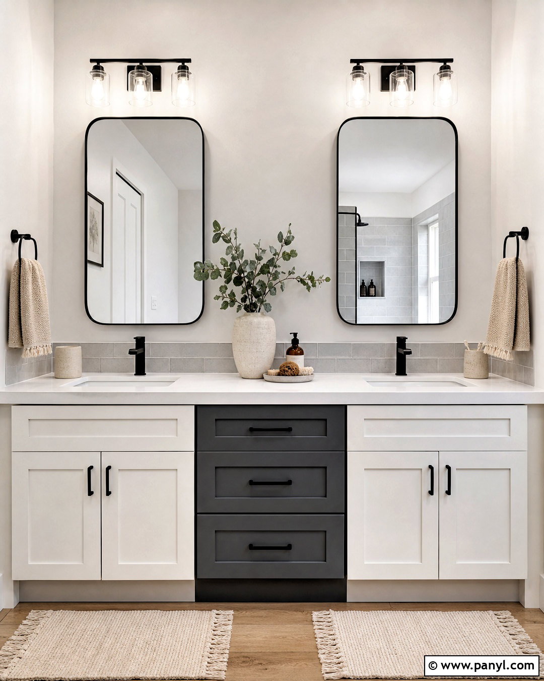 Two Tone Bathroom Cabinet Makeover - 20 bathroom cabinet makeover ideas