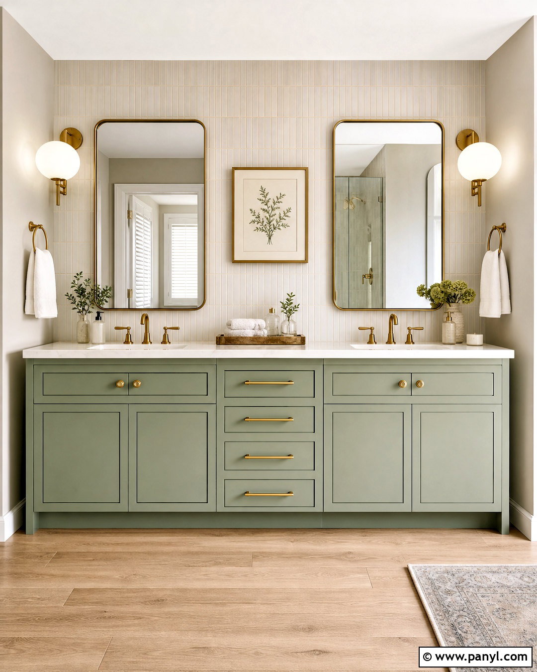 Two Tone Bathroom Vanity - 20 bathroom vanity paint ideas