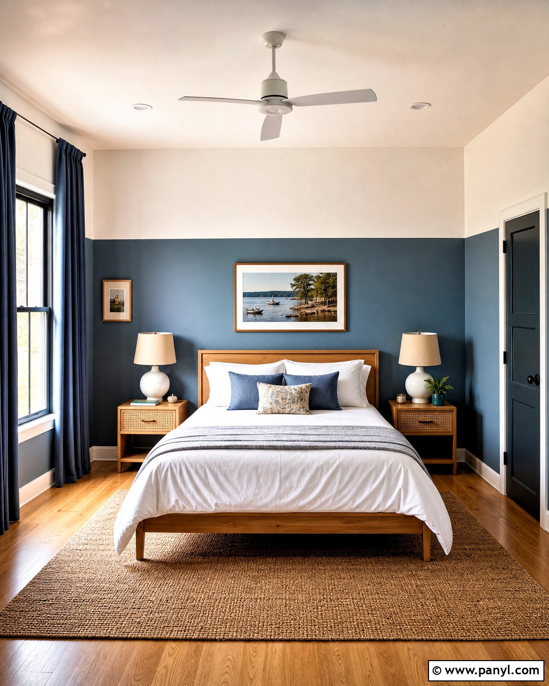 Two-Tone Bedroom Paint - 20 room painting ideas bedroom ideas