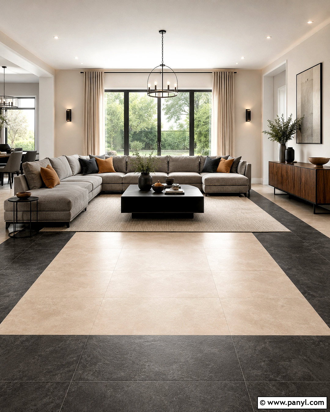 Two Tone Ceramic Floor Tiles - 20 ceramic floor tiles living room ideas