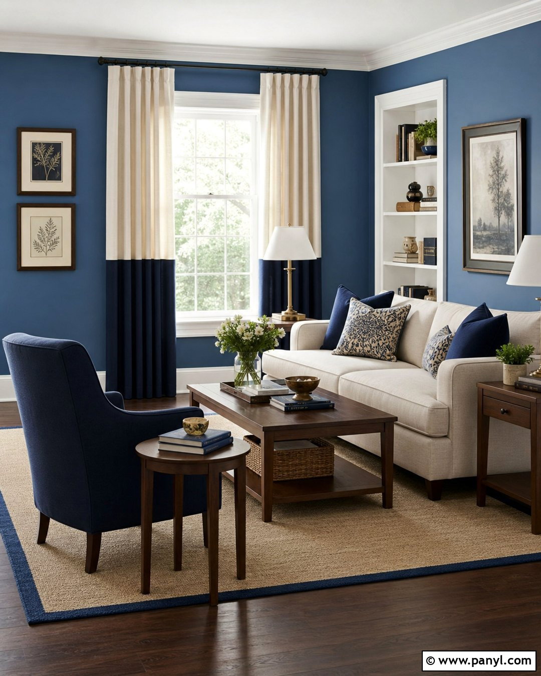 20 Blue Wall With Curtains for a Polished, Cozy Look at Home
