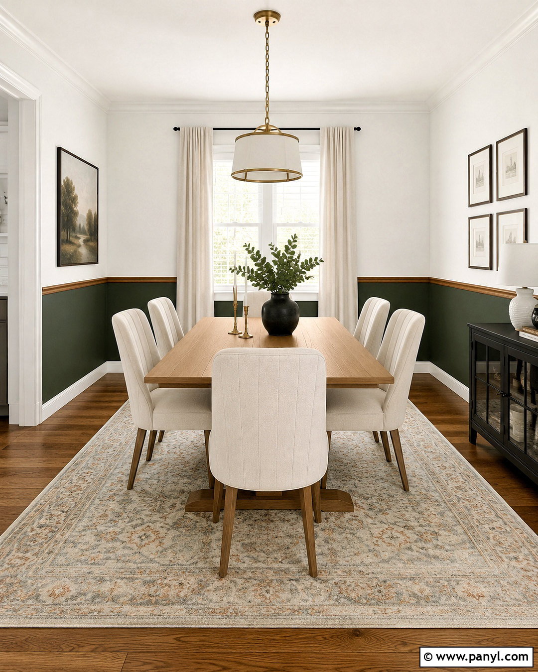 Two Tone Dining Room Walls - 20 painting ideas for home walls