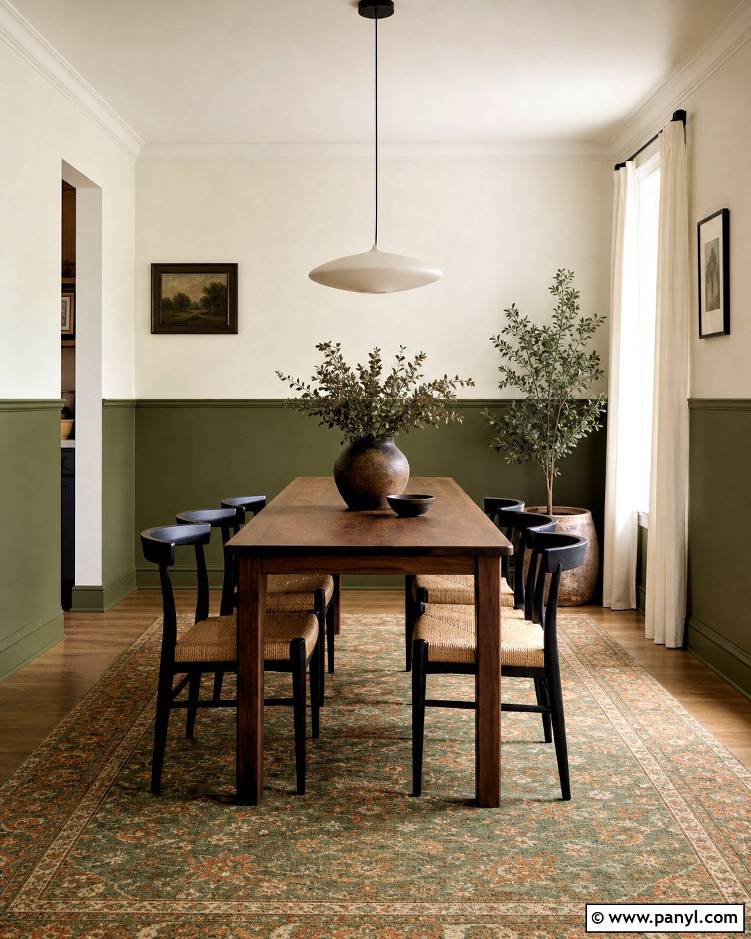 Two Tone Dining Room Walls - 20 room wall painting ideas