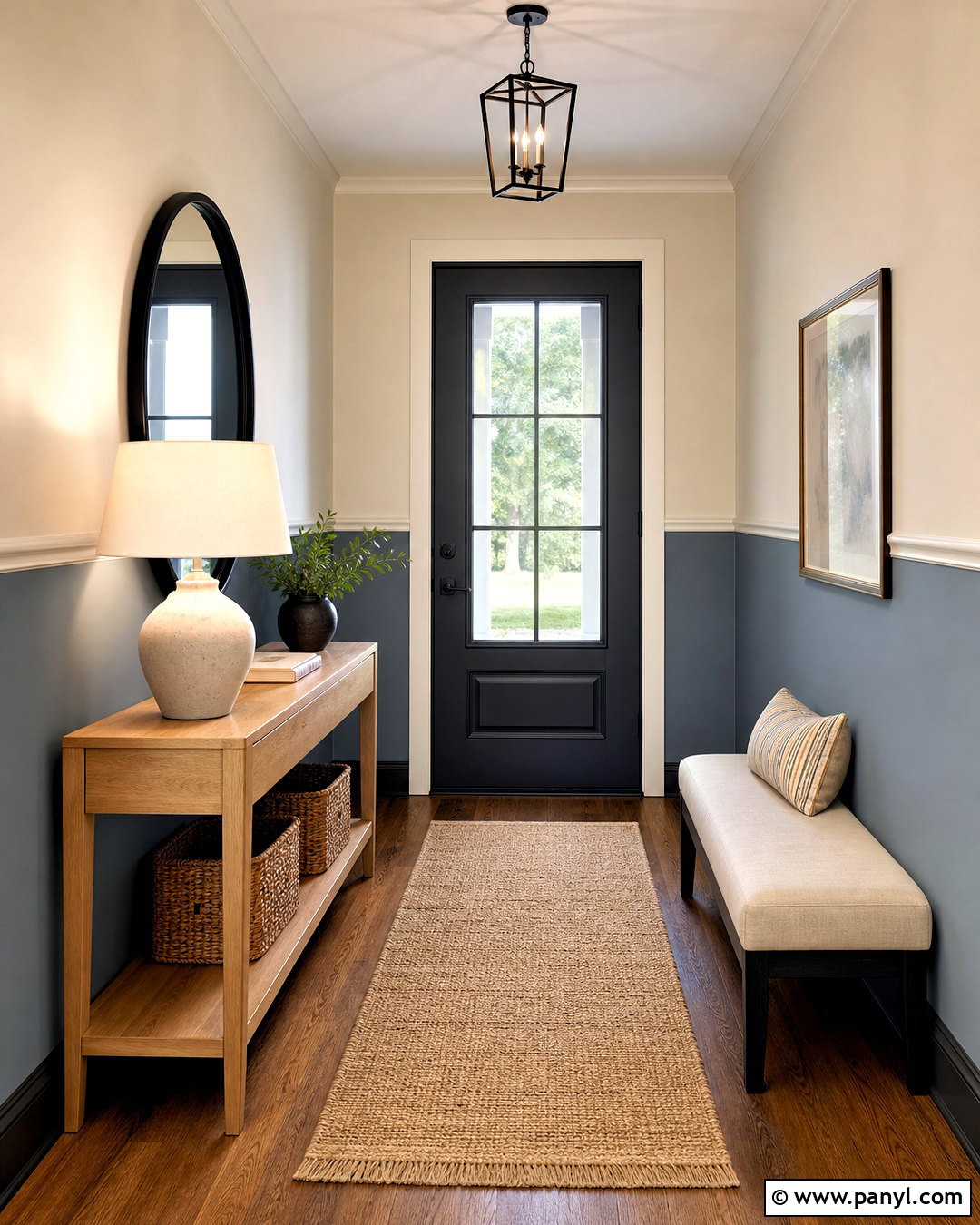 Two Tone Entryway Wall Paint - 20 interior wall paint ideas