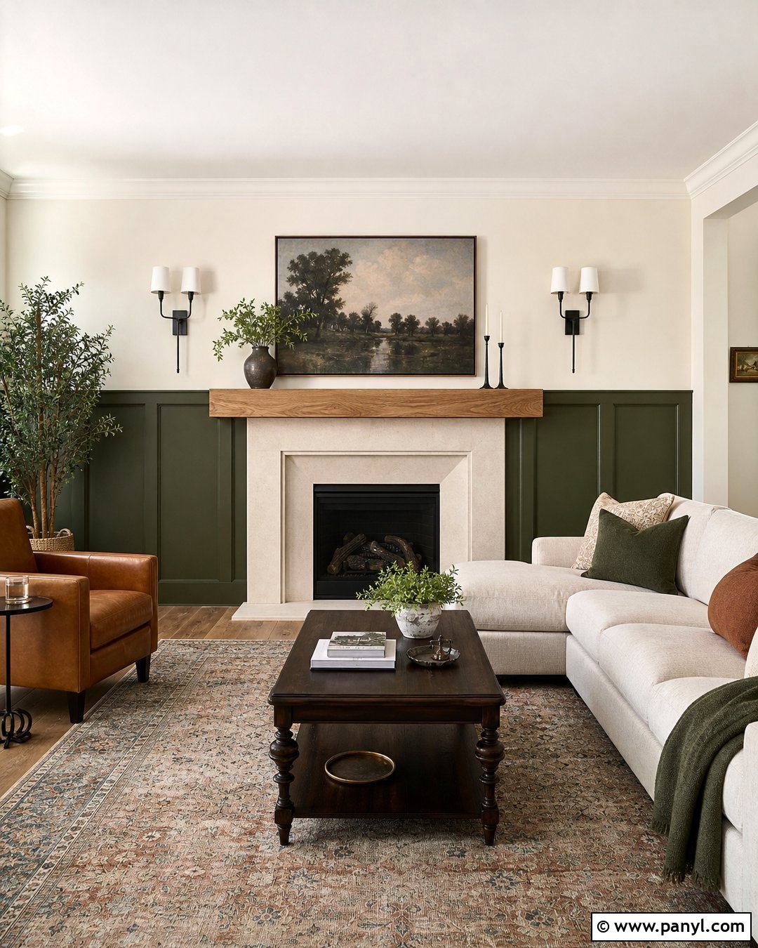 Two Tone Fireplace Accent Wall - 35 Fireplace Accent Wall Color Ideas