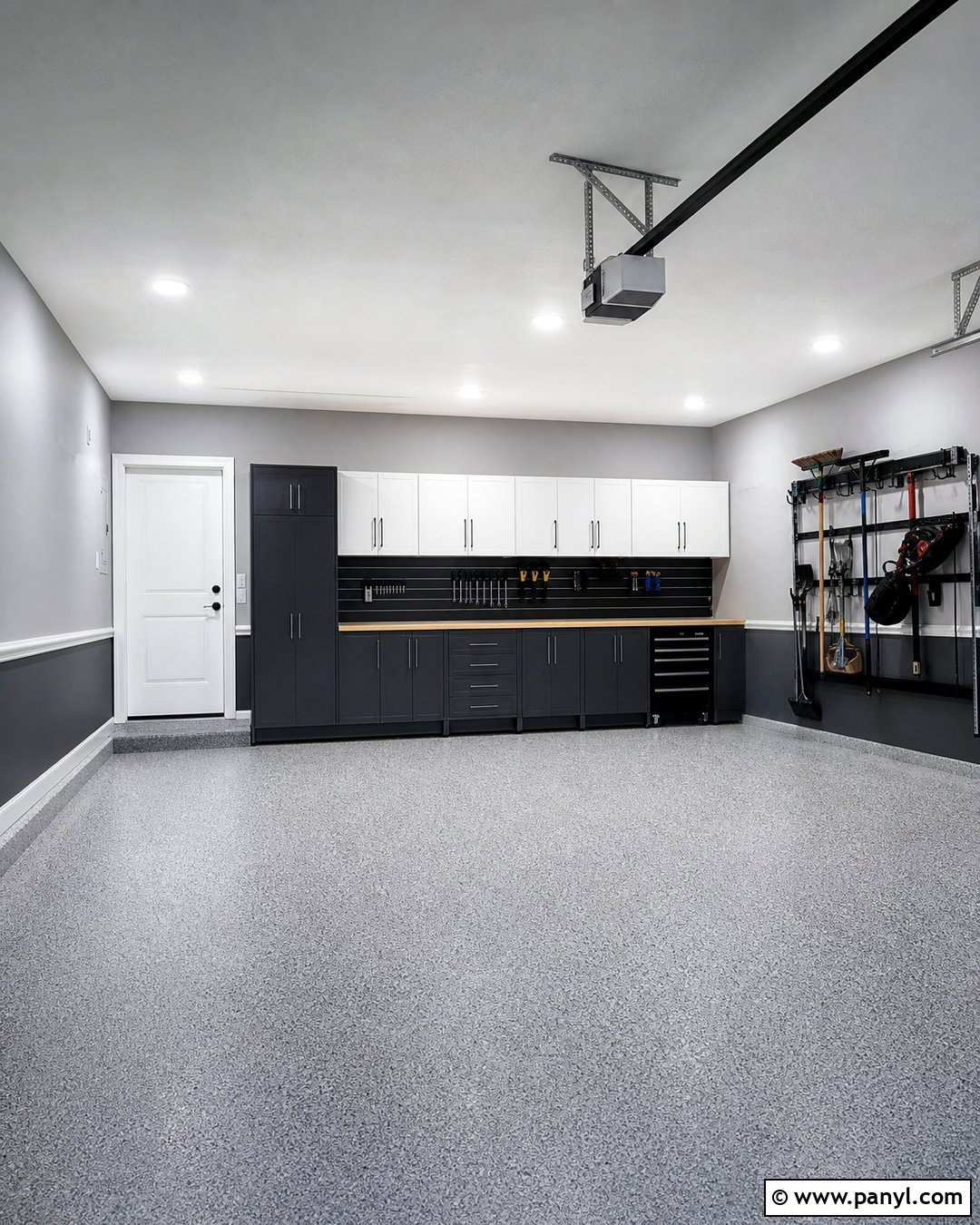 Two Tone Gray Garage Walls - 20 Neutral Color Garage Walls