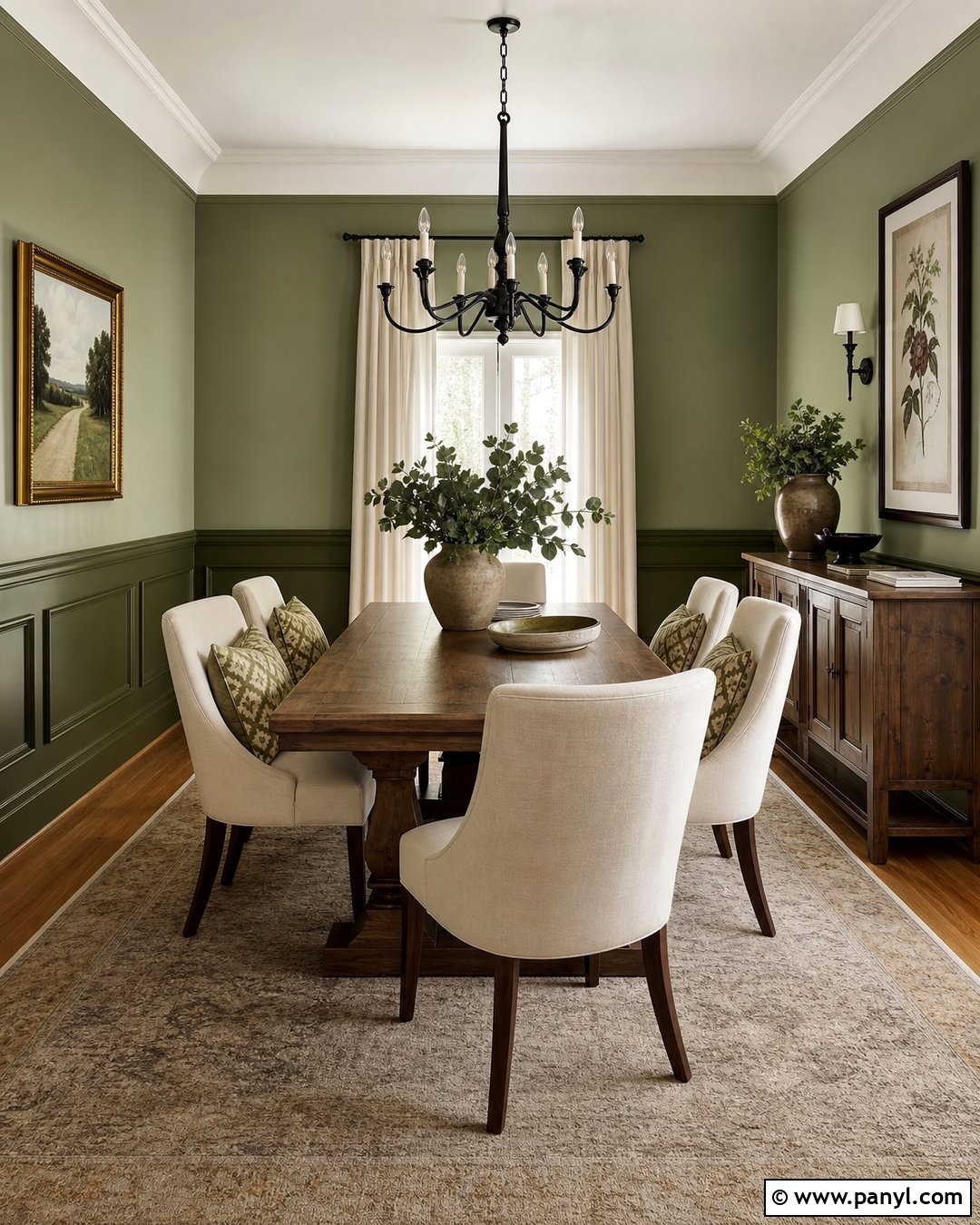 Two Tone Green Walls - 50 green walls