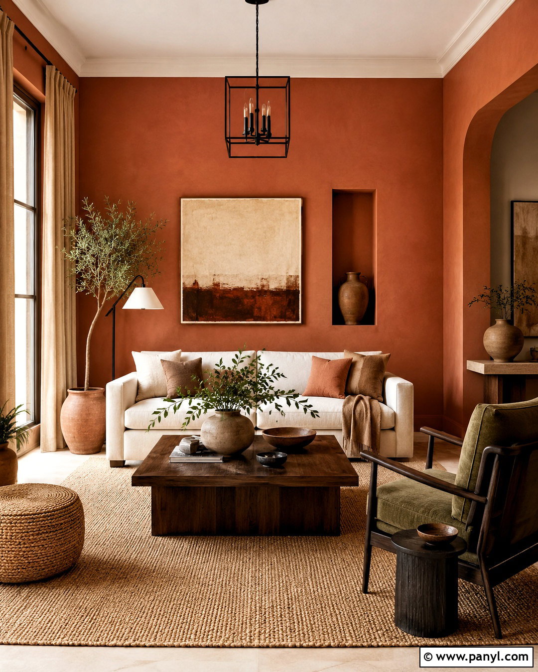 Two Tone Greige Living Room Paint - 20 living room paint design ideas